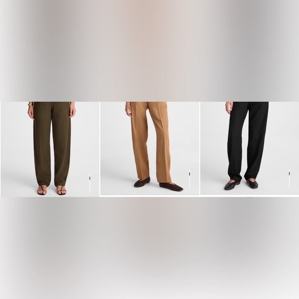 Madewell High Rise Barrel Leg Pants Bundle